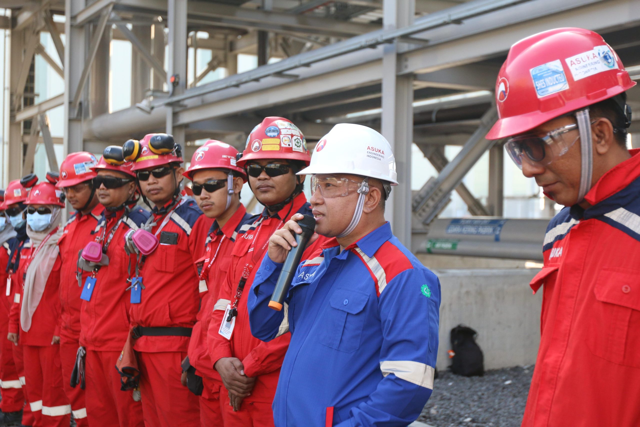You are currently viewing Toolbox Meeting Inspiratif Bersama “President Director” PT. Asuka Engineering Indonesia di Site PT. Freeport Indonesia