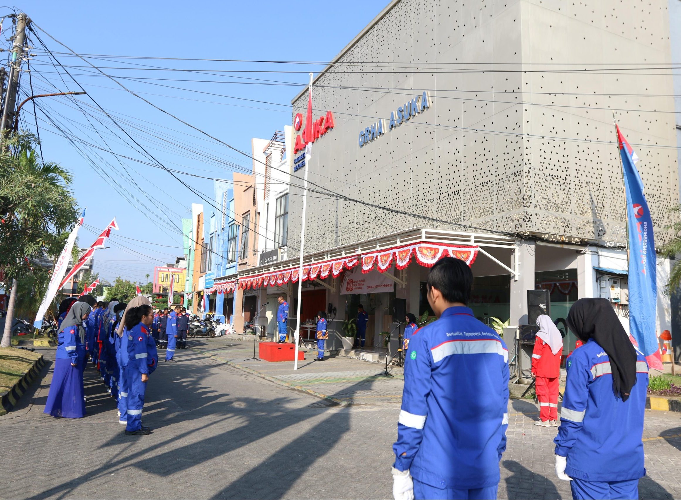 You are currently viewing PT. Asuka Engineering Indonesia Gelar Upacara Bendera memperingat HUT Republik Indonesia ke-80 dengan Khidmat di Grha Asuka