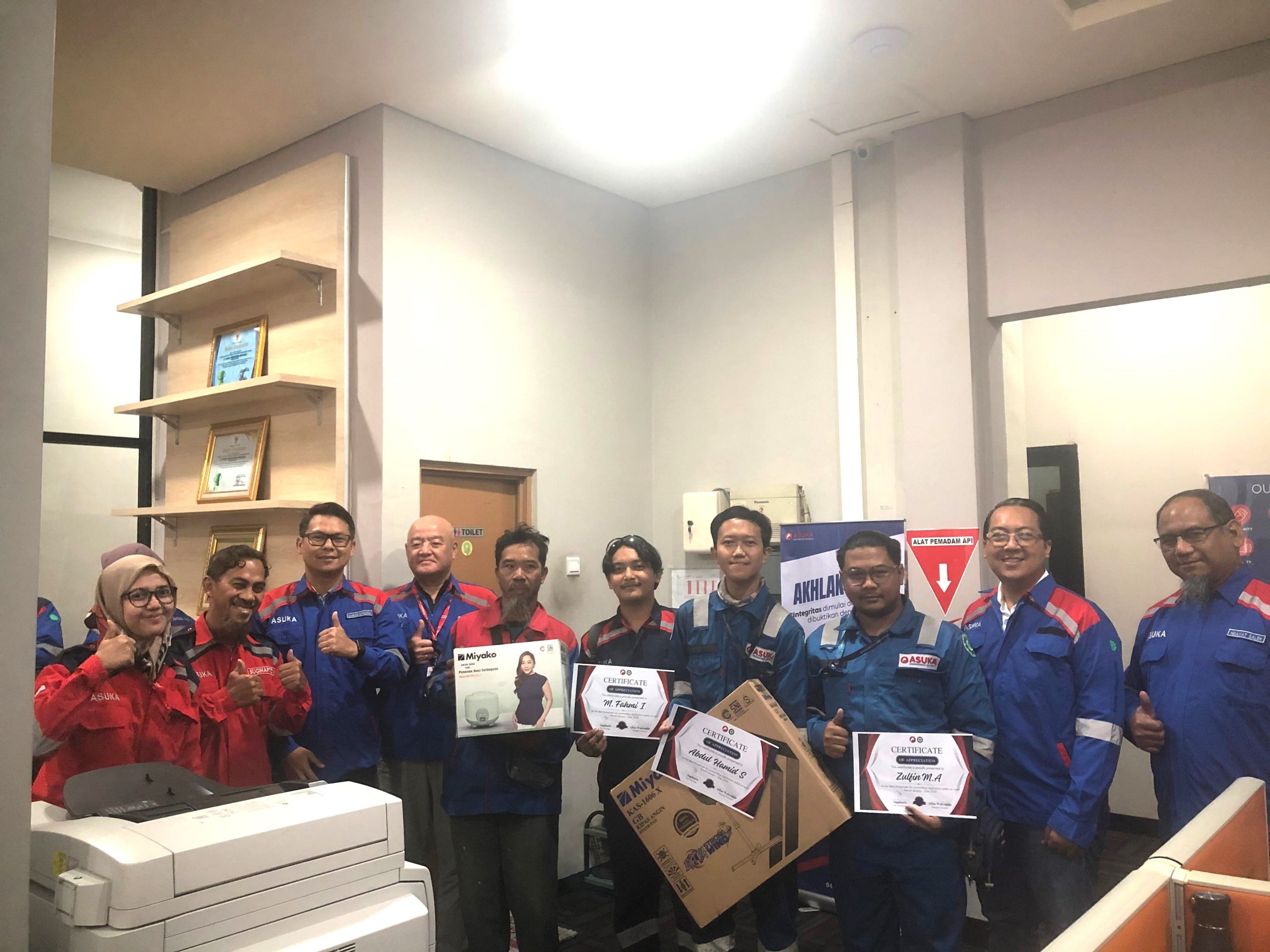 You are currently viewing Menutup Bulan September dengan Semangat Baru : PT. Asuka Engineering Indonesia Tekankan Kreativitas, Tata Kelola Keuangan, dan K3